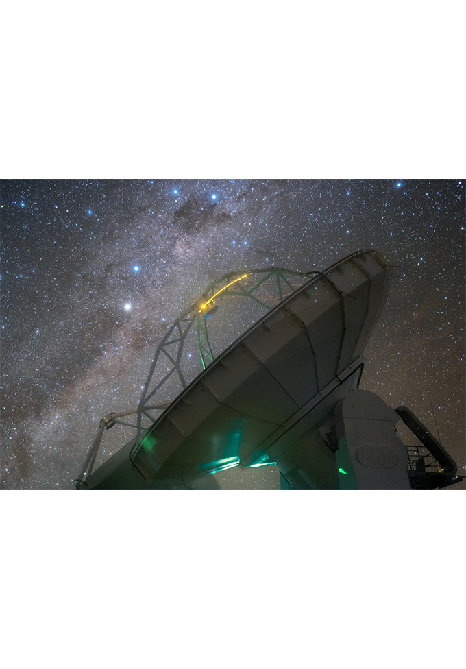 今夜の星空と「電波でさぐる宇宙」